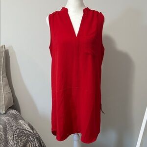 Lush Vivid Red Sleeveless Tunic NWT Size Small